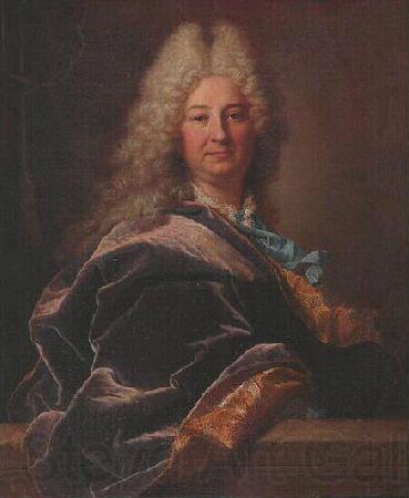 Hyacinthe Rigaud Portrait of Antoine Bernard Bouhier Germany oil painting art